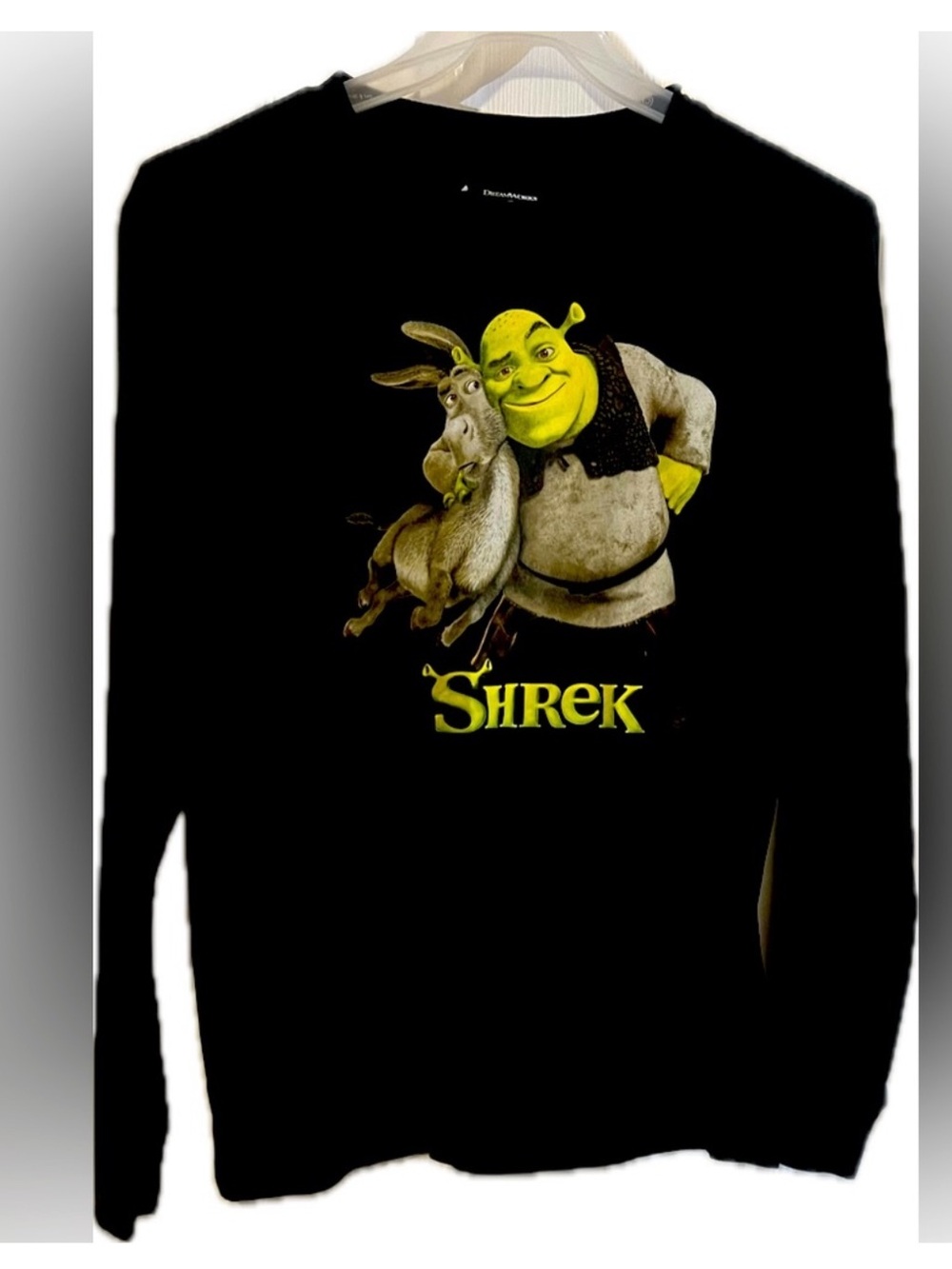 DreamWorks Shrek Graphic Long Sleeve Shirt - Black